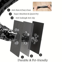 Pet Feeding Mat For Cats Dogs High Absorbent Quick Dry Dog Food Mat