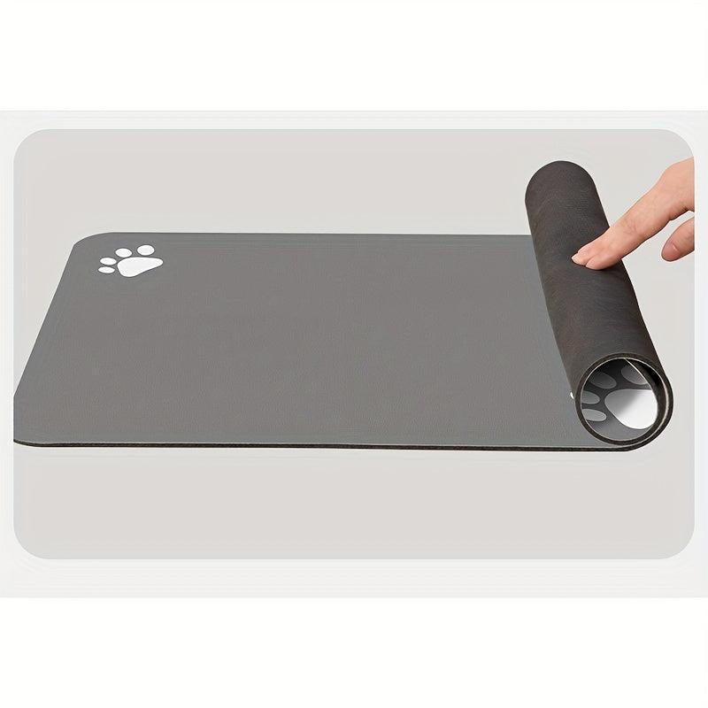 Pet Feeding Mat For Cats Dogs High Absorbent Quick Dry Dog Food Mat