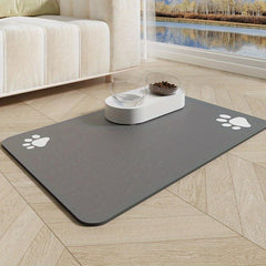 Pet Feeding Mat For Cats Dogs High Absorbent Quick Dry Dog Food Mat