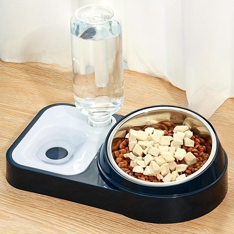 Automatic Cat Food & Water Dispenser Elevated Bowl