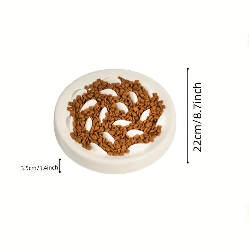 Fish Decor Slow Feeder Cat Bowl Anti-choking Cat Food Bowl