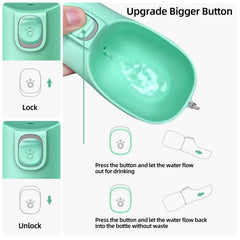 Portable Dog Water Bottle Leak Proof Travel Water Feeder