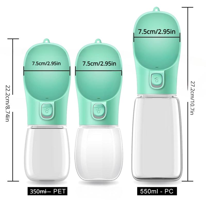 Portable Dog Water Bottle Leak Proof Travel Water Feeder