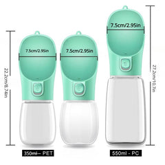 Portable Dog Water Bottle Leak Proof Travel Water Feeder