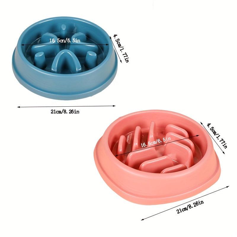Slow Feeder Anti Choking Pet Bowl For Dog And Cat Anxiety Relief