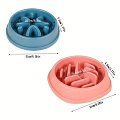 Slow Feeder Anti Choking Pet Bowl For Dog And Cat Anxiety Relief