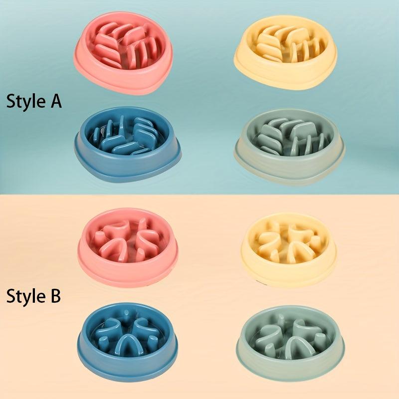 Slow Feeder Anti Choking Pet Bowl For Dog And Cat Anxiety Relief