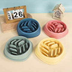 Slow Feeder Anti Choking Pet Bowl For Dog And Cat Anxiety Relief