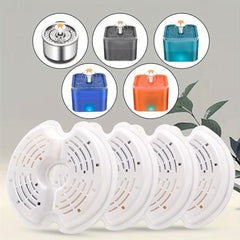 8 Pack Carbon Filters for Stainless Steel Pet Water Fountain