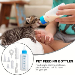Pet Nursing Bottle Kit with Replacement Nipples