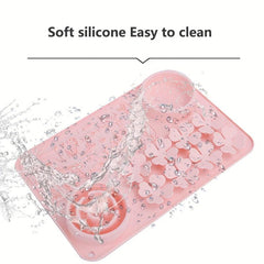 Slow Feeder Dog Food Mat Silicone Non-slip Washable