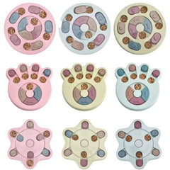 Slow Feeder Dog Food Plate Bowl Anti-choking for Pet Anxiety Relief