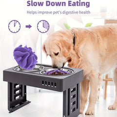 Silicone Slow Feeder Dog Bowl Insert for Small to Large Dogs
