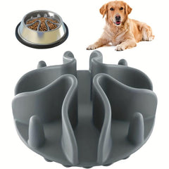 Silicone Slow Feeder Dog Bowl Insert for Small to Large Dogs