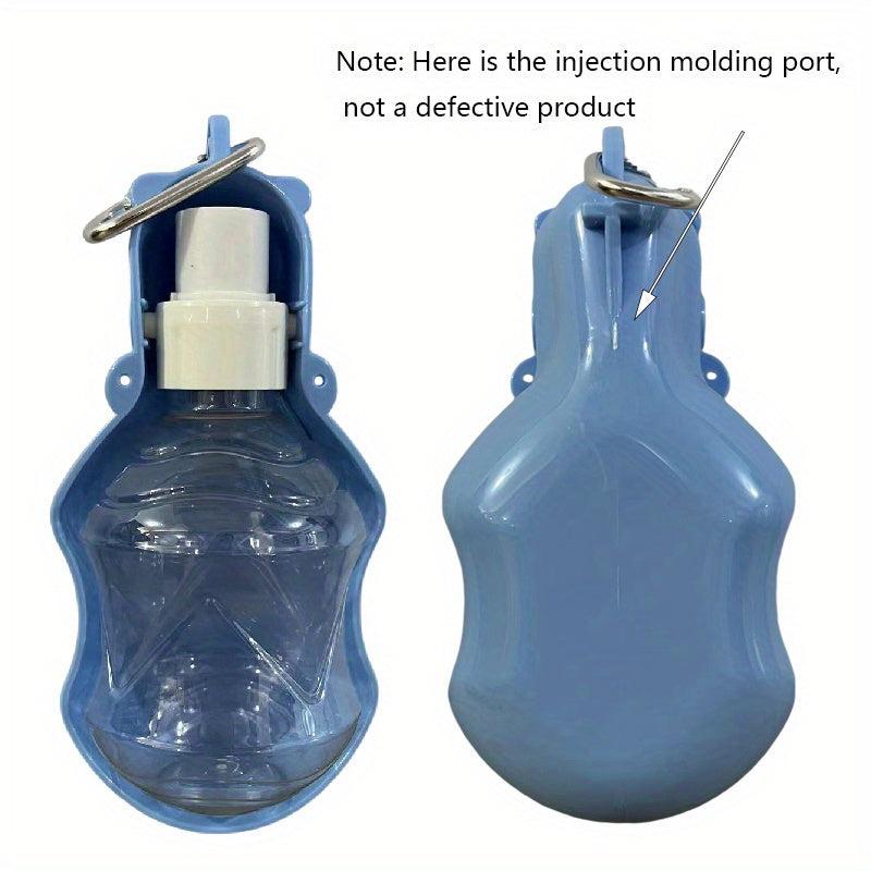 Portable Pet Water Bottle with Bowl & Carabiner