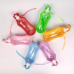 Portable Pet Water Bottle with Bowl & Carabiner