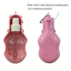 Portable Pet Water Bottle with Bowl & Carabiner