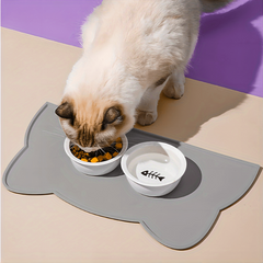 Silicone Cat Food Mat - Non Slip & Waterproof Pet Feeding Mat