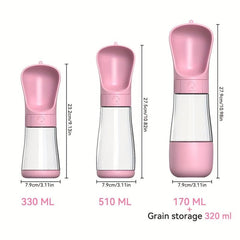 Foldable Pet Food/Water Dispenser for Outdoors