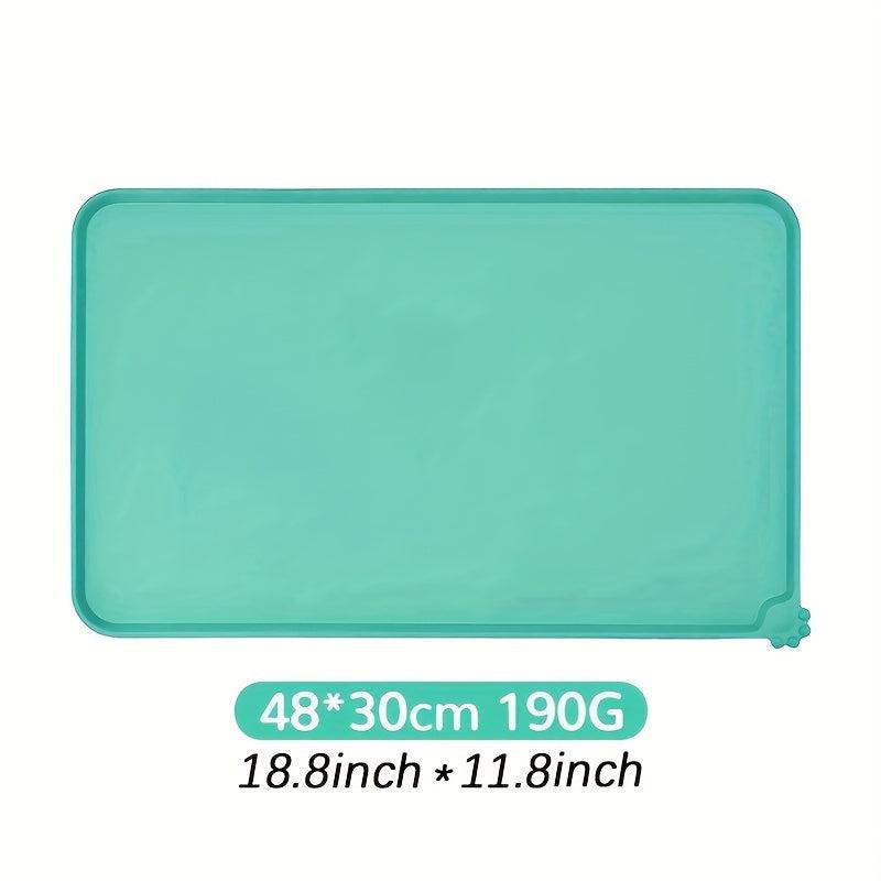 Waterproof Silicone Pet Food Mat for Cats and Dogs
