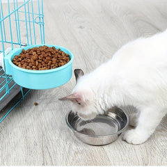 Cage Hangable Pet Bowl for Easy Feeding