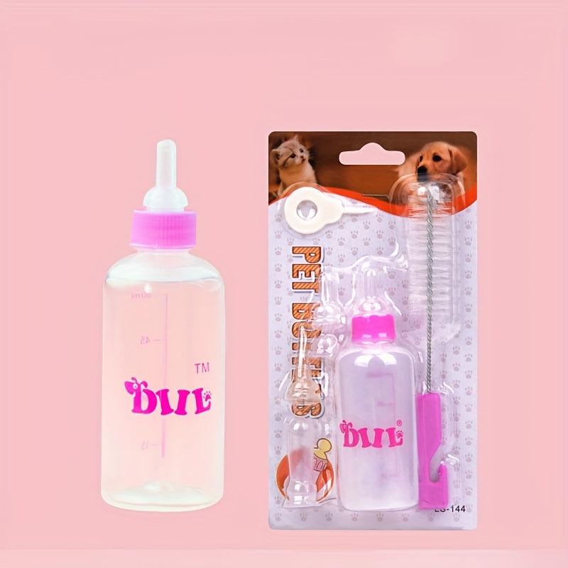 Pet Nursing Feeder Bottle Kits - Kitten Puppy Milk Feeding Bottle