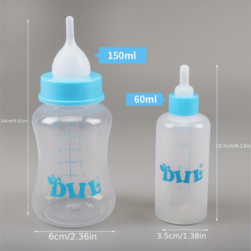 Pet Nursing Feeder Bottle Kits - Kitten Puppy Milk Feeding Bottle
