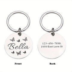 Personalized Dog ID Tag Anti Lost Name & Phone Number Small Pet Collar Tag