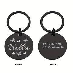 Personalized Dog ID Tag Anti Lost Name & Phone Number Small Pet Collar Tag