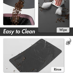 Absorbent Pet Feeding Mat - Easy to Clean - Durable Dog Bowl Mat