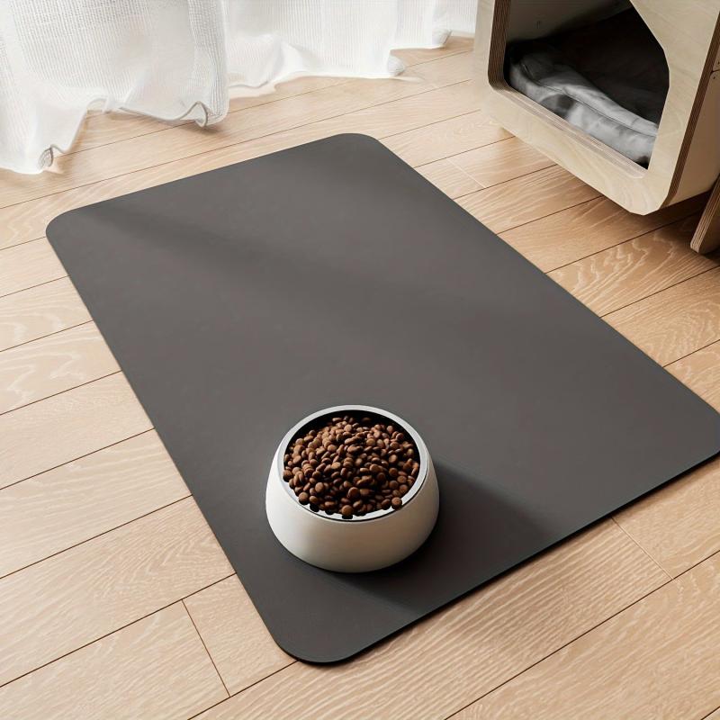 Absorbent Pet Feeding Mat - Easy to Clean - Durable Dog Bowl Mat