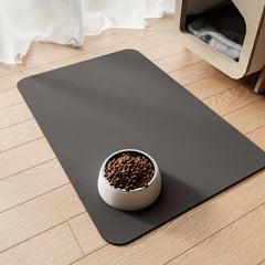 Absorbent Pet Feeding Mat - Easy to Clean - Durable Dog Bowl Mat