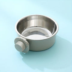 Adjustable Stainless Steel Pet Bowl Hanging Feeder for Dogs and Cats