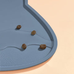 Cat Head Dog Feeding Mat Silicone Non Slip Waterproof Dog Bowl Mat