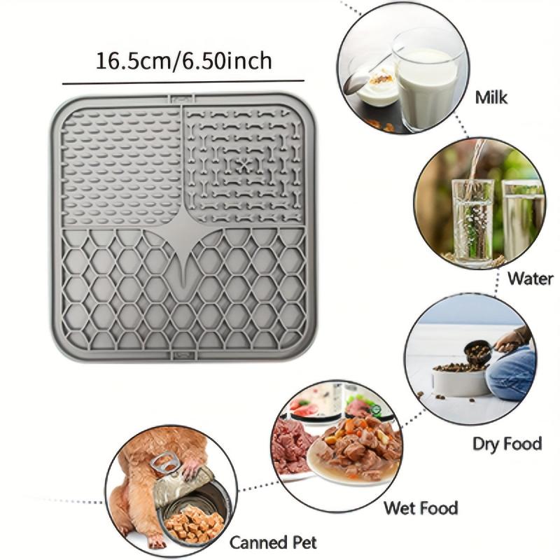 Dog Feeding Mat Slow Feeder Licking Pad Anxiety Relief