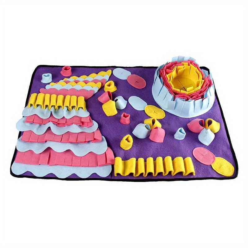 Interactive Pet Snuffle Mat Slow Feeder Dog Puzzle Toy Training Anxiety Relief