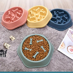 Anti-choking Slow Feeder Dog Bowl for Anxiety Relief
