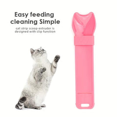 Cat Feeding Spoon Cat Strip Squeeze Spoon Pet Supplies