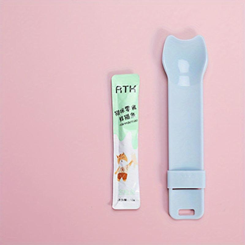 Cat Feeding Spoon Cat Strip Squeeze Spoon Pet Supplies