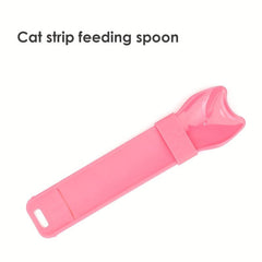 Cat Feeding Spoon Cat Strip Squeeze Spoon Pet Supplies