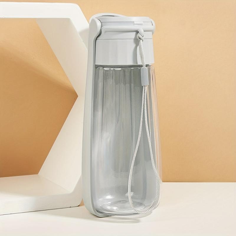 Portable Pet Water Bottle For Dogs Cats 500ml Dispenser With Lanyard