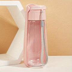 Portable Pet Water Bottle For Dogs Cats 500ml Dispenser With Lanyard