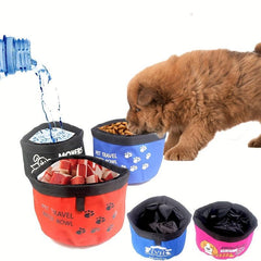 Collapsible Dog Water Bowl Outdoor Leak Proof Feeding Bottle