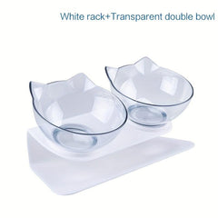 Raised Cat Feeding Bowl With Stand Elevated