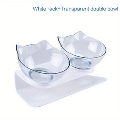 Raised Cat Feeding Bowl With Stand Elevated