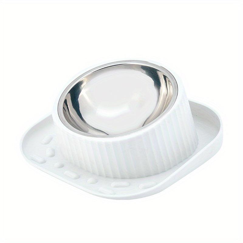Stainless Steel Cat & Dog Food & Water Bowl