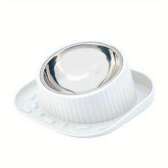 Stainless Steel Cat & Dog Food & Water Bowl