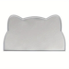 Non Slip Silicone Cat Food Mat - Waterproof & Spill Proof Pet Placement Mat