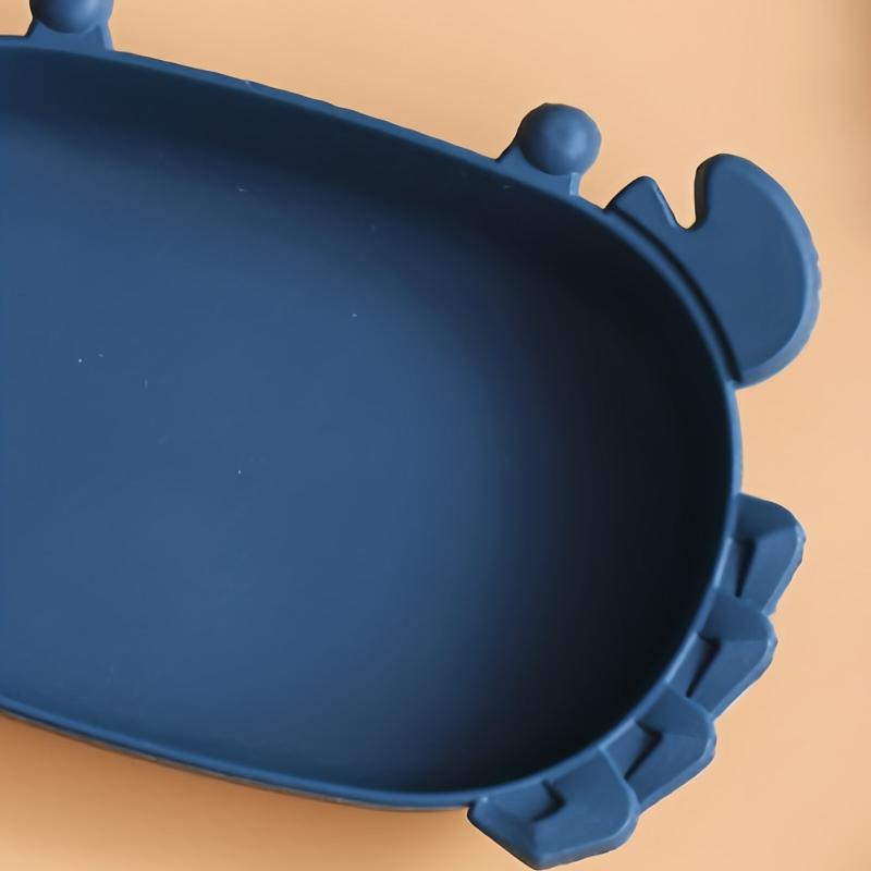 Random Color Crab Cat Bowl Plastic Cat Food Water Feeding Basin