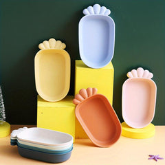 Colorful Carrot Shaped Pet Bowl for Mealtime Fun